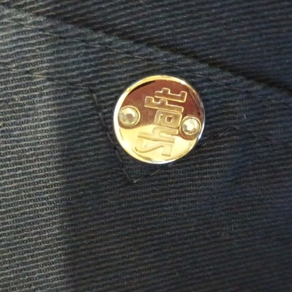 Shaft Blue Fitted Straight Leg High Waisted Pants PPP - Picture 9 of 9